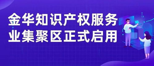 家门口就能办 金华知识产权服务业集聚区正式启用，服务发展新动能